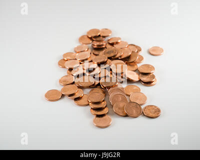 Keep saving some cents and it will become more with depth of field Stock Photo