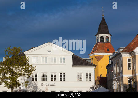 Denmark, Funen, Faaborg, Klokketarnet, town bell tower Stock Photo