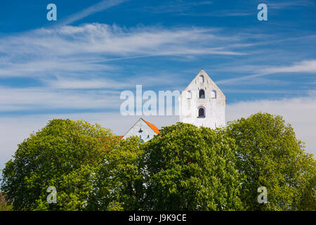 Denmark, Langeland, Humble, Humble Village church Stock Photo