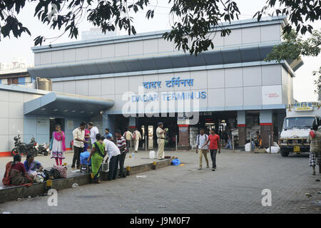 Dadar railway station, mumbai, maharashtra, India, Asia Stock Photo