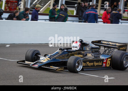 1977 Lotus-Cosworth 78 with driver Marc Devis during the 75 Years of ...