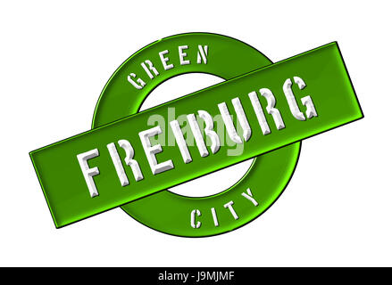 city, town, green, lasting, nonpolluting, freiburg, bathing, city, town, Stock Photo