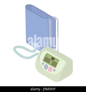 Tonometer icon, isometric 3d style Stock Vector