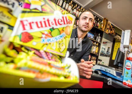 A Polish shop in Bognor Regis which caters for the local Polish population. Stock Photo