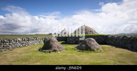 Preserved traditional farmstead, Arnol, Isle of Lewis, Scotland, UK Stock Photo