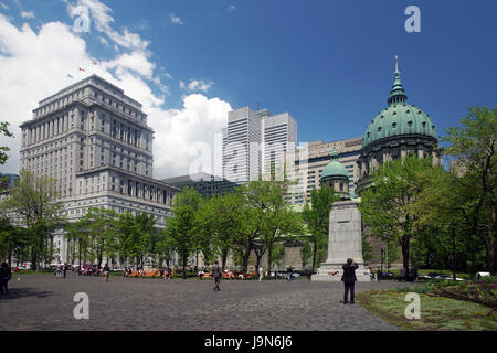 Place du Canada in downtown Montreal,Quebec,Canada Stock Photo