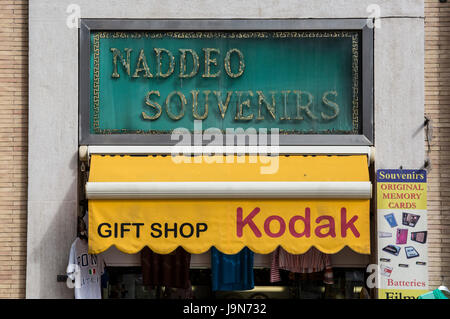 Souvenir shop, Vatican City, Europe Stock Photo