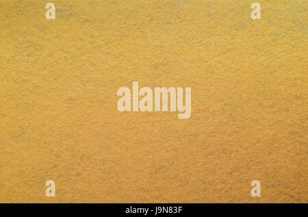 Yellow Felt Texture Background. Fiber texture of felt close-up Stock Photo