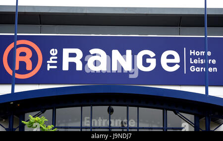 The Range is a British home, garden, and leisure retail chain. The company is in the process of add new stores in the UK. Stock Photo