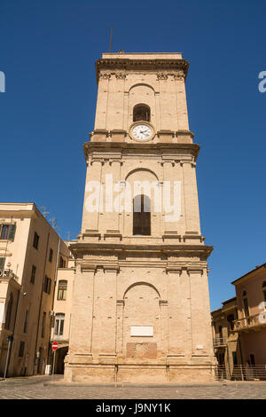 Tower of cathedral in the city of Lanciano in Abruzzo (Italy) Stock Photo