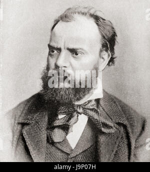 Antonín Leopold Dvořák, 1841 –  1904.  Czech composer.  From Hutchinson's History of the Nations, published 1915. Stock Photo