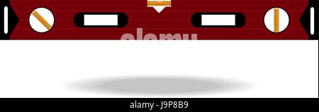 carpenter level vector illustration Stock Vector