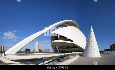 Spain,Valencia,Science centre,town of the arts and the sciences, Stock Photo