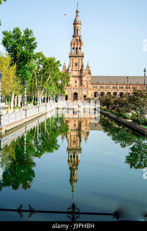 Streets of Seville, Spain, are filled with art - every step of the way. Stock Photo