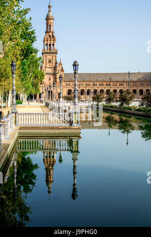 Streets of Seville, Spain, are filled with art - every step of the way. Stock Photo