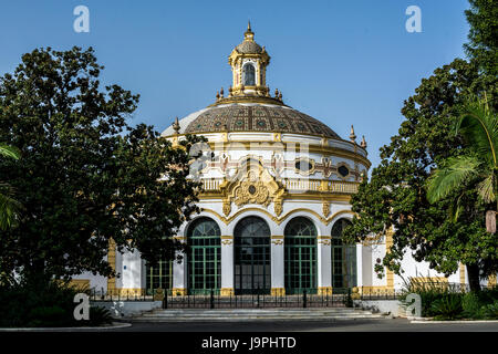 Streets of Seville, Spain, are filled with art - every step of the way. Stock Photo