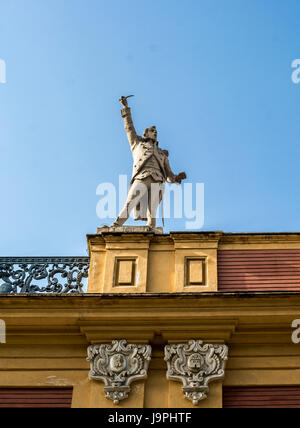 Streets of Seville, Spain, are filled with art - every step of the way. Stock Photo