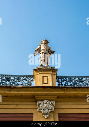 Streets of Seville, Spain, are filled with art - every step of the way. Stock Photo