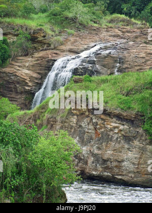 africa, uganda, dash, go quickly, fast, quick, quickly, speed, velocity, river, Stock Photo