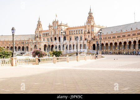 Streets of Seville, Spain, are filled with art - every step of the way. Stock Photo