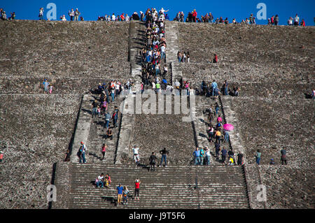 Teotihuacan, A UNESCO World Heritage site, in Mexico Stock Photo