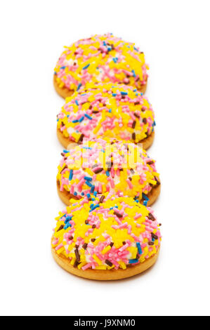 food, aliment, object, single, sweet, sweets, isolated, colour, pastry, party, Stock Photo