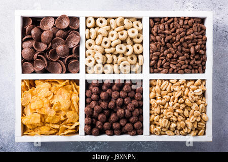 Quick breakfast cereals Stock Photo