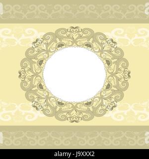 The template for the greeting cards Stock Vector