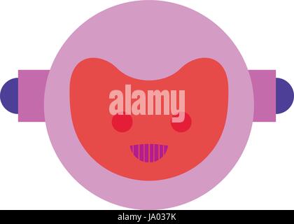 Robot funny toy Stock Vector