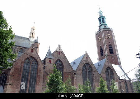 Grote of Sint-Jacobskerk (Great Church or St. James Church) is a landmark Protestant church in central The Hague, Netherlands. Stock Photo