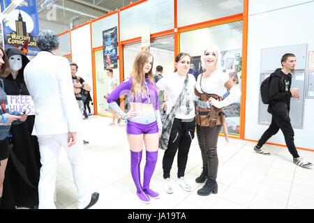 Poland, Nadarzyn, June 3rd, 2017: First Comic Con held in Warsaw. Thousands of gamers, player and cosplay fans gathered for the event. ©Madeleine Ratz/Alamy Live News Stock Photo