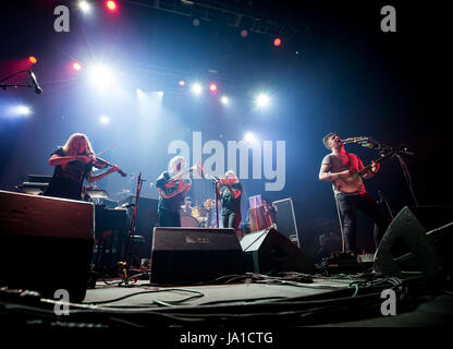 Las Vegas, NV, USA. 3rd June, 2017. ***HOUSE COVERAGE*** MODEST MOUSE at Brooklyn Bowl in Las vegas, NV on June 3, 2017. Credit: Erik Kabik Photography/Media Punch/Alamy Live News Stock Photo