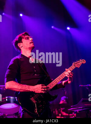 Las Vegas, NV, USA. 3rd June, 2017. ***HOUSE COVERAGE*** MODEST MOUSE at Brooklyn Bowl in Las vegas, NV on June 3, 2017. Credit: Erik Kabik Photography/Media Punch/Alamy Live News Stock Photo