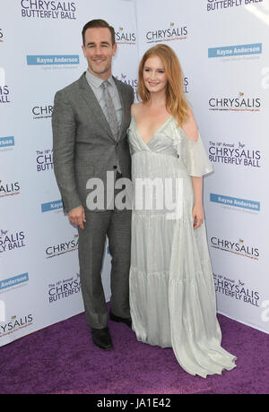 BRENTWOOD, CA June 03 James Van Der Beek, Kimberly Brook, at 16th
