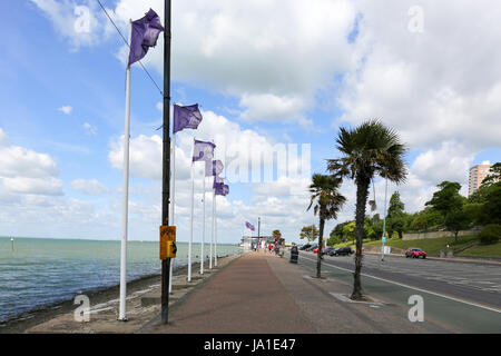 Southend on Sea, Essex. 4th June, 2017. A few clouds and breezy start to Sunday in Southend. Credit: Penelope Barritt/Alamy Live News Stock Photo