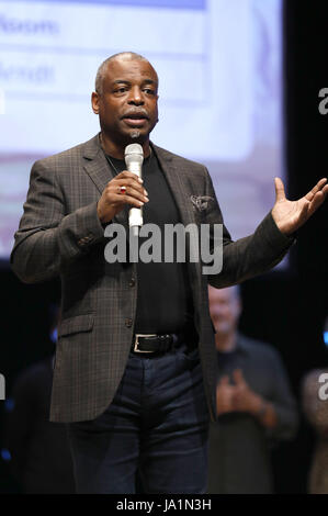 Bonn, Germany. 02nd June, 2017. LeVar Burton at the FedCon 26 in the Maritin the Hotel. Bonn, 02.06.2017 | usage worldwide Credit: dpa/Alamy Live News Stock Photo