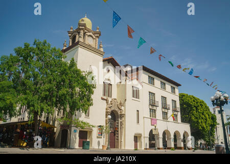 Los Angeles, APR 11: Exterior view of La Plaza United Methodist Church on APR 11, 2017 at Los Angeles, California Stock Photo