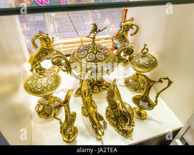 TEHRAN, IRAN - MAY 07, 2017: Shop of souvenirs and retro items for sold. Stock Photo