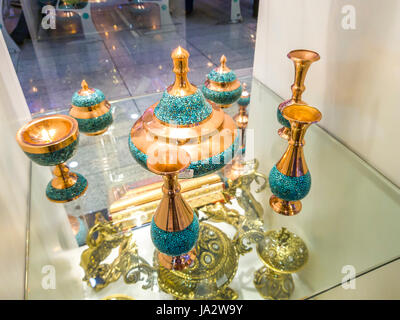 TEHRAN, IRAN - MAY 07, 2017: Shop of souvenirs and retro items for sold. Stock Photo