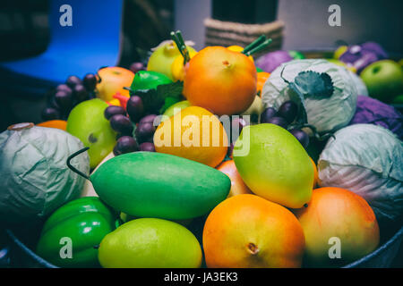 Fake fruit Stock Photo