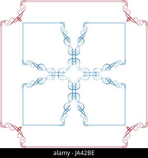 Frame Border Design Vector Art Stock Vector