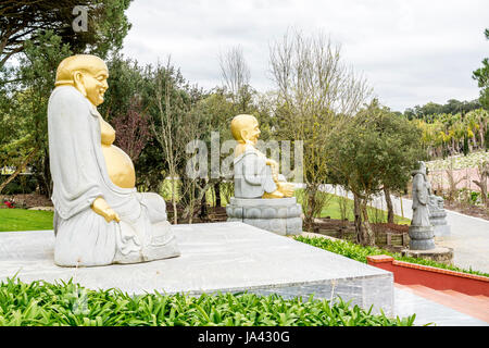 Wonderful Architecture at a Budda Park, Portugal  with spring freshness Stock Photo