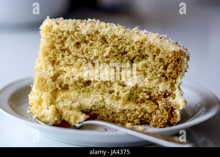 Delicious home made cake in details Stock Photo