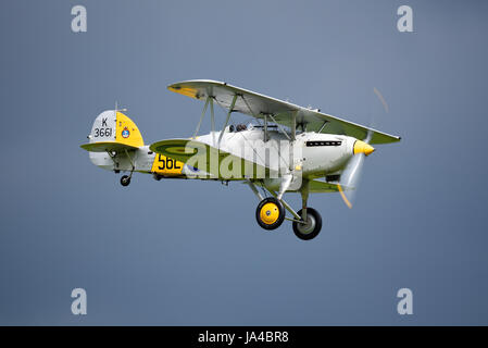 Hawker Nimrod II K3661 owned by the Historic Aircraft Collection flying at a Shuttleworth Air Show Stock Photo