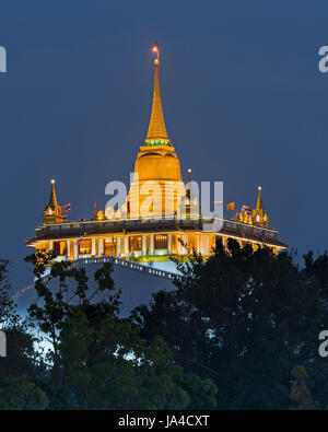 Golden Mount Bangkok Thailand Stock Photo