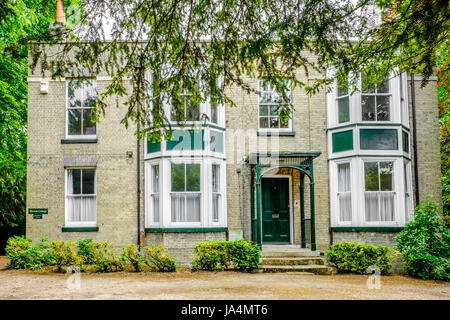 Merton cottage, the chaplain's home, St John's college, university of Cambridge, England. Stock Photo