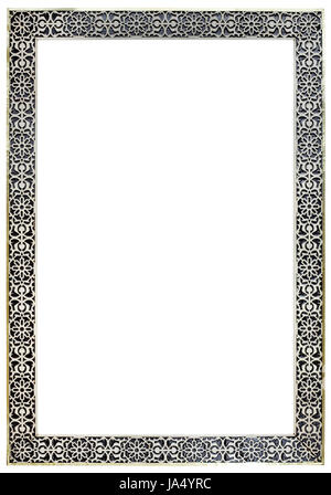 mirror, ornate, empty, decorative, moroccan, oriental, frame, framework, Stock Photo