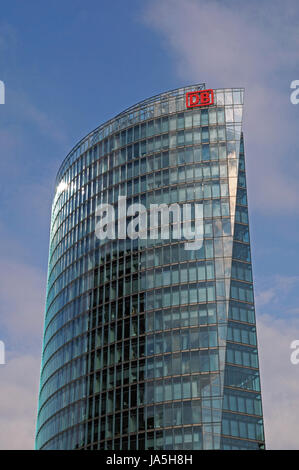 DB Tower Berlin Deutschland / Germany Stock Photo