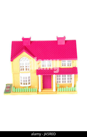 house, building, isolated, small, tiny, little, short, toy, miniature, white, Stock Photo