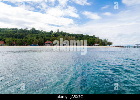 Snorkeling point with beautiful coralscape at Racha Island Phuket Thailand Stock Photo